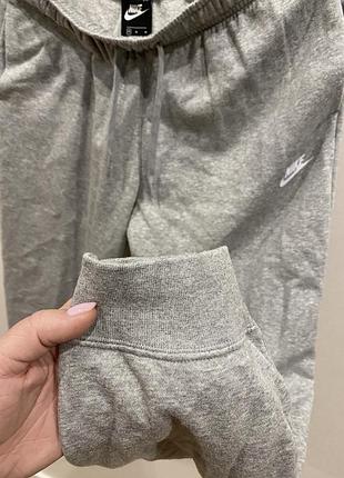 nike Kiss штани жіночі сірі фліс3 фото