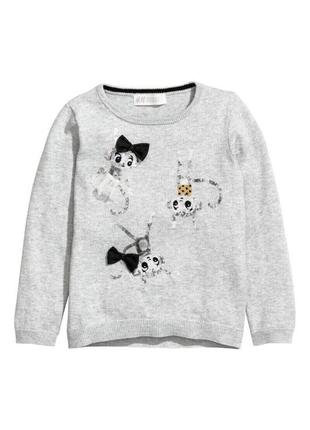 Джемпер кофта свитер новый девочке 1 - 10 лет h&m2 фото