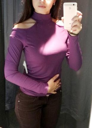 Лонгслів,  лонг, гольф з відкритими плечима