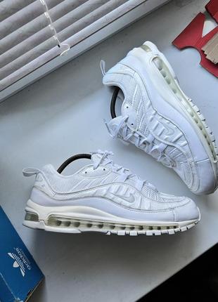 Кроссовки кожа натуральная nike air max 98 оригинал 44 45 29 см2 фото