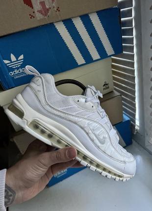 Кроссовки кожа натуральная nike air max 98 оригинал 44 45 29 см