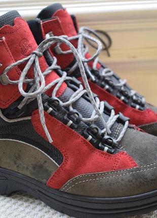 Замшевые треккинговые ботинки полусапоги сноубутсы мембранные hanwag goretex р. 413 фото