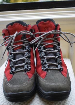 Замшевые треккинговые ботинки полусапоги сноубутсы мембранные hanwag goretex р. 4110 фото