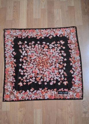 Fisba stoffels красивый хлопковый платок цветы сакура 100% хлопок2 фото