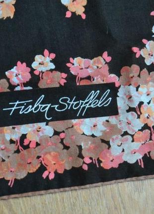 Fisba stoffels красивый хлопковый платок цветы сакура 100% хлопок4 фото