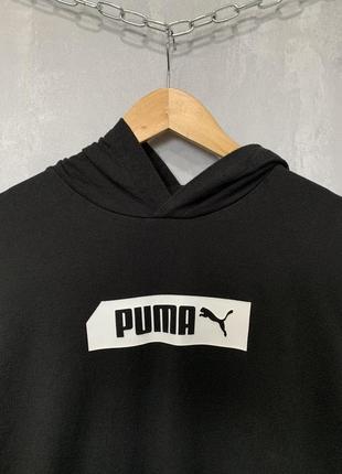 Худи кофта кенгурушка мужская puma big logo2 фото