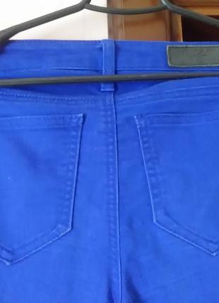 Высокие синие джинсы s-m (25р)4 фото