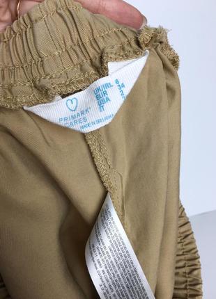 Женские короткие бежевые шорты primark4 фото