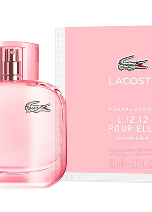 Жіноча туалетна вода eau de lacoste l. 12.12 pour elle sparkling