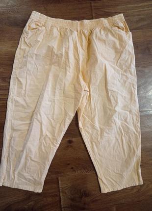 Бавовняні фірмові штани, голджі, капрі, батал.