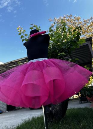 Фатиновая юбка барби barbie с ободком3 фото