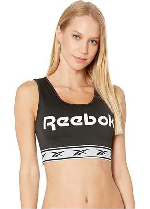 Спортивний топ бюстгальтер reebok classic vector light-impact bra eb50762 фото