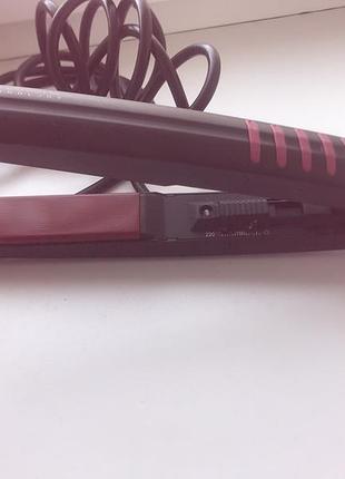 Утюжок для вирівнювання волосся з турмалиновыми накладками ga-ma