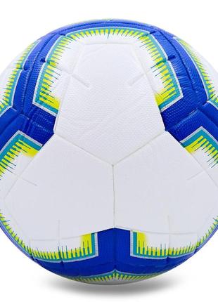 Мяч для футзала premier league 2018-2019 fb-7272 №4 pvc клееный белый-салатовый