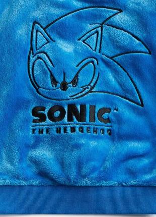 М'яке тепле плюшеве худі для хлопчика h&m сша ''sonic the hedgehog''4 фото