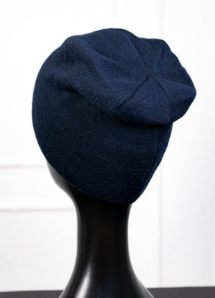 Зимняя теплая шерстяная шапка на флисе чулок 6 цветов10 фото