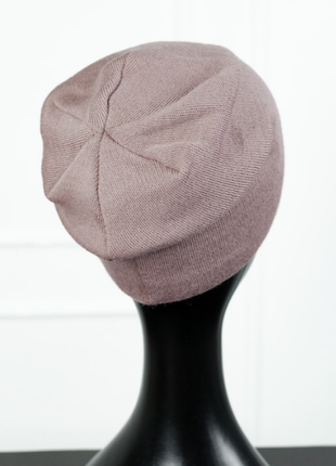 Зимняя теплая шерстяная шапка на флисе чулок 6 цветов6 фото