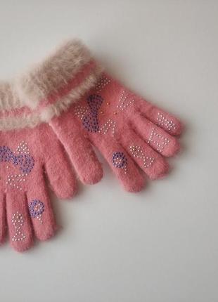 Перчатки, перчатки на дівчинку1 фото