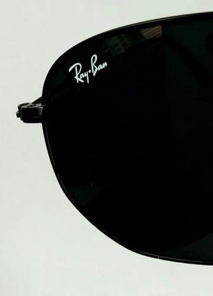 Ray ban окуляри чоловічі сонцезахисні лінзи скло чорні10 фото