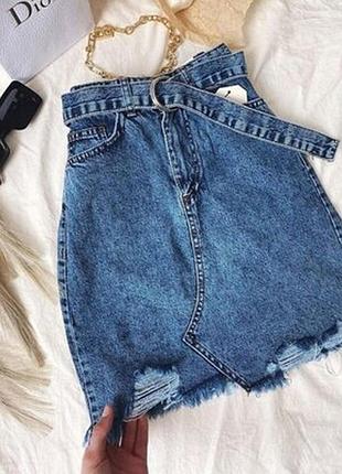 Спідниця джинсова bershka