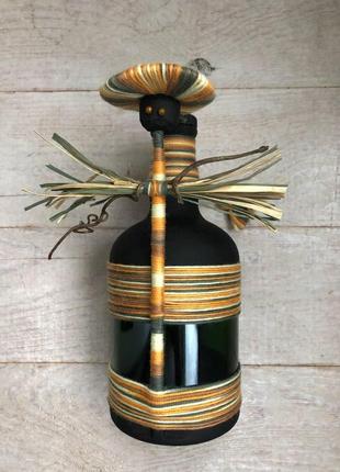 Декоративна пляшка ручної роботи "tequila jazz" (883)
