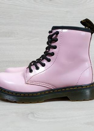 Шкіряні демісезонні черевики на дівчинку dr. martens оригінал, розмір 33