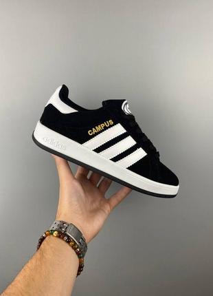 Жіночі кросівки adidas campus black white