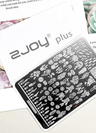 Пластина для стемпинга 2joy - 10*15см, №001