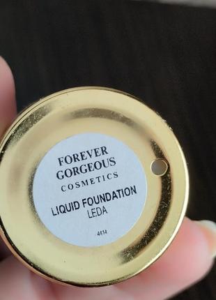 Forever gorgeous cosmetics тональный крем жидкая основа4 фото