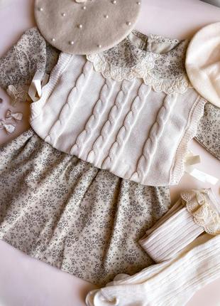 Сукня платье детское теплое4 фото