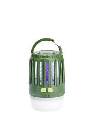 Кемпінговий ліхтар naturehike з захистом від комарів nh20zm003 green