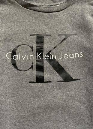 Calvin klein jeans свитшот женский кельвин клейн оригинал с логотипом бег лого кхова худи кофта тепла тренд найма оверсайз2 фото