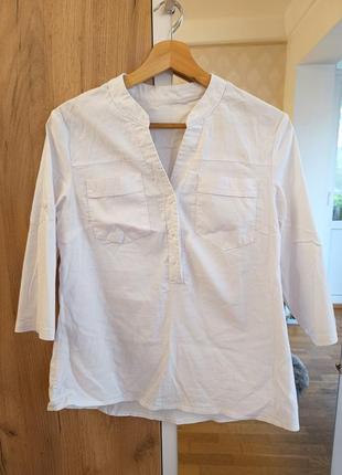 Жіноча біла рубашка🐰женская белая рубашка 🌻