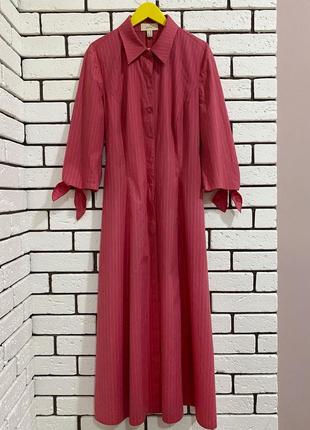 Сукня червона в полоску