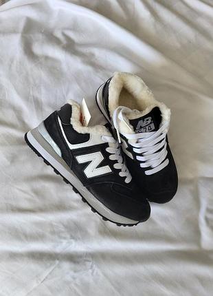 Жіночі кросівки First Look At The Concepts x New Balance 992 Low Hanging Fruit black white winter❄️⛄️