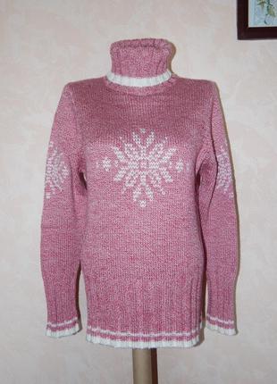 Напівшерстяний светр з вишивкою