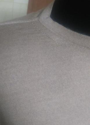 Высококачественная шерсть virgin wool! мужской шерстяной свитер джемпер р.48/50 (l)2 фото