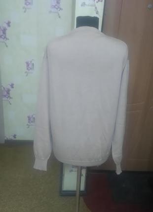 Высококачественная шерсть virgin wool! мужской шерстяной свитер джемпер р.48/50 (l)4 фото