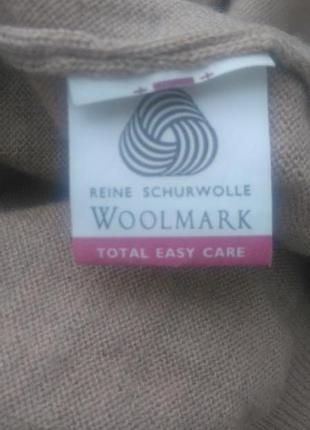 Высококачественная шерсть virgin wool! мужской шерстяной свитер джемпер р.48/50 (l)9 фото
