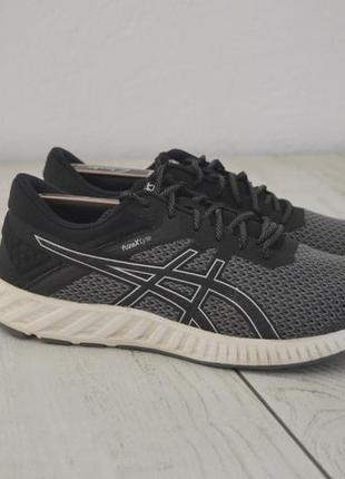 Asics fuzex lyte мужские спортивные кроссовки серого цвета оригинал 44 размер