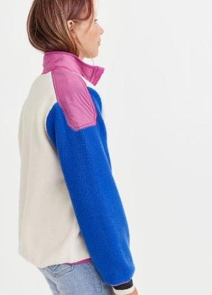 Стильна брендова тепла кофта з шерпи для дівчинки h&m (сша)