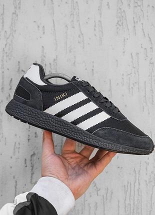 Чоловічі термо кросівки adidas iniki grey Bett