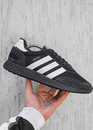 Чоловічі термо кросівки adidas iniki grey termo