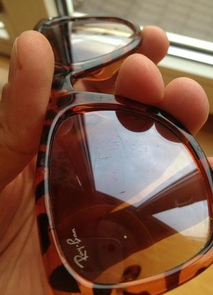 Солнцезащитные очки леопард стильный дизайн ray ban wayfarer brown-leopard италия10 фото