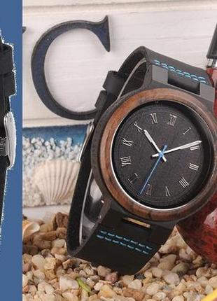 Мужские кварцевые деревянные часы bobo bird1 фото