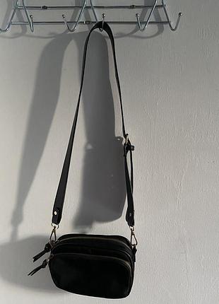 Сумка чорна stradivarius