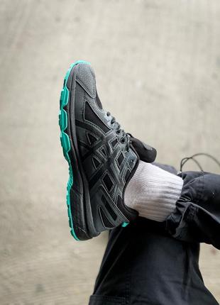 Asics gel-venture 6 "black/green4 фото