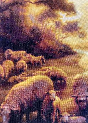 Вышитая картина, икона, образ «иссус- добрый 4)»