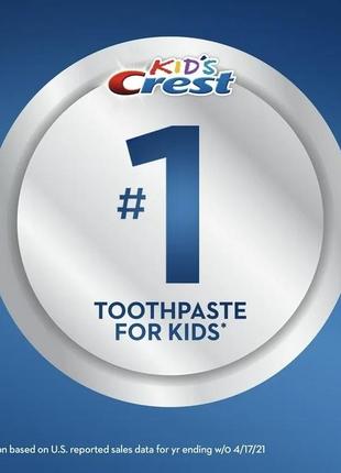 Crest kids usa дитяча зубна паста для догляду за порожниною рота,usa6 фото