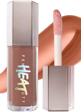 Блеск-плампер для губ fenty beauty fussy heat universal lip luminizer + plumper 03 fenty glow heat 9 мл